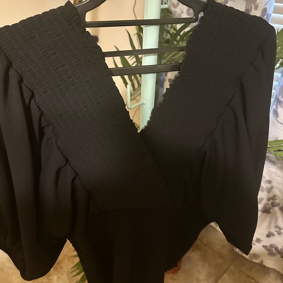 Black flirty Top by Ashro - Picture 3 of 4